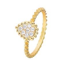 Boucheron Serpent Bohème Diamants Yellow Gold Diamond Ring JRG02143