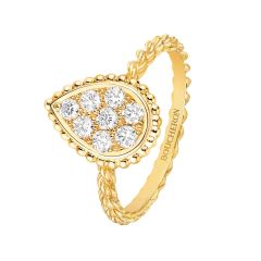 Boucheron Serpent Bohème Diamants Yellow Gold Diamond Ring JRG02144