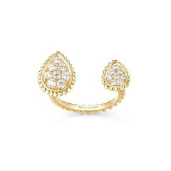 Boucheron Serpent Bohème Diamants Yellow Gold Diamond Ring JRG02991