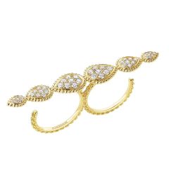 Boucheron Serpent Bohème Diamants Yellow Gold Diamond Ring JRG03003