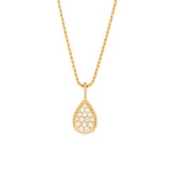 Boucheron Serpent Boheme Yellow Gold Diamond Pendant JPN00554