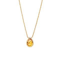 Boucheron Serpent Boheme Yellow Gold Citrine Pendant JPN00561