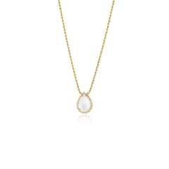 JPN00562 |Boucheron Serpent Boheme Yellow Gold Mother-of-Pearl Pendant