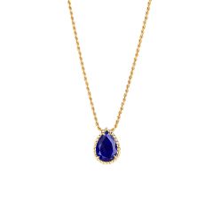 Boucheron Serpent Boheme Yellow Gold Lapis Lazuli Pendant JPN00566