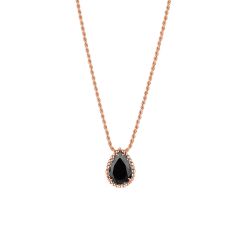 Boucheron Serpent Boheme Rose Gold Onyx Pendant JPN00577