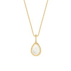 JPN00584 |Boucheron Serpent Boheme Yellow Gold Mother-of-Pearl Pendant