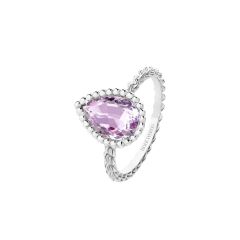 JRG02780 | Boucheron Serpent Boheme White Gold Amethyst S Motif Ring