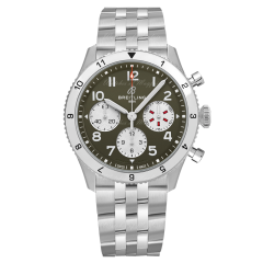 A233802A1L1A1 | Breitling Classic AVI Chronograph Curtiss Warhawk 42 watch. Buy Online