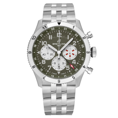 AB04452A1L1A1 | Breitling Super AVI B04 Chronograph GMT 46 Curtiss Warhawk watch | Buy Now