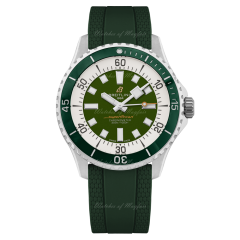 A17376A31L1S1 | Breitling Superocean Automatic Steel Green 44 mm watch. Buy Online