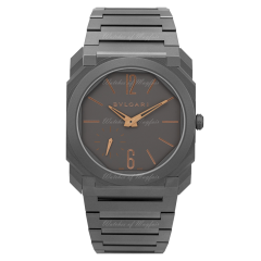 103137 | BVLGARI Octo Finissimo Automatic Titanium 40mm watch. Buy Online