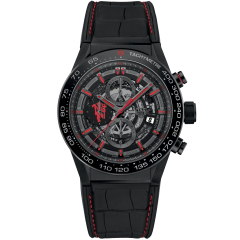 CAR2A1J.FC6400 | TAG Heuer Carrera Calibre Heuer 01 Automatic Manchester United 45 mm watch. Buy Online