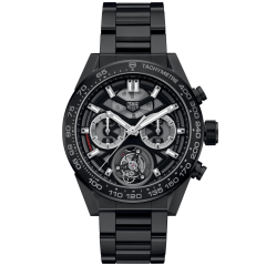 CAR5A90.BH0742 | TAG Heuer Carrera Chronograph Tourbillon 45 mm watch. Buy Online