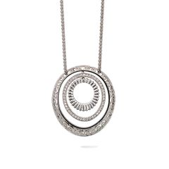 DA12709 020101 | Carrera y Carrera Melodia White Gold Diamond Pendant