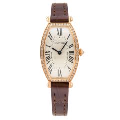 WE400331 | Cartier Tonneau Small Manual Rose Gold & Diamonds 39.2 x 21 mm watch | Buy Online