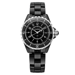 Chanel J12 Ceramic High-resistance Black and Steel 33 mm H5695