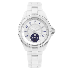 H3404 | Chanel J12 Moon Phase White Ceramic & Steel 38mm. Buy Online