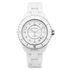 H5705 | Chanel J12 White Highly Resistant Ceramic Steel And Diamonds 38 mm watch. Buy Online