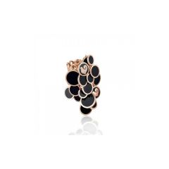 Chantecler Paillettes Pink Gold Diamond Ring C.38899 Size 55