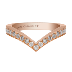 083517 | Buy Online Chaumet Josephine Pink Gold Diamond Ring