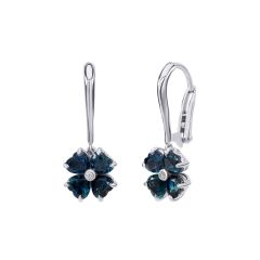 Chopard For You White Gold Blue Sapphire Earrings 839370-1002