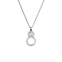 799209-1003 | Buy Online Chopard Happy 8 White Gold Diamond Pendant