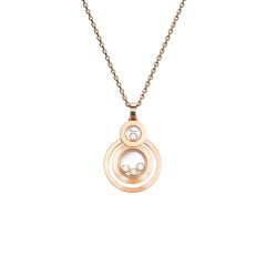 799210-5001 | Buy Online Chopard Happy 8 Rose Gold Diamond Pendant