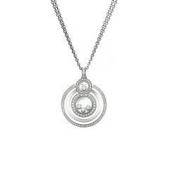 799211-1003 | Buy Online Chopard Happy 8 White Gold Diamond Pendant