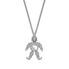 792246-1001|Buy Online Chopard Happy Clown White Gold Diamond Pendant 