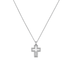 79A410-1001 | Chopard Happy Diamonds Cross White Gold Diamond Pendant