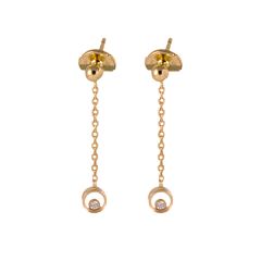 839083-5001 | Buy Chopard Happy Diamonds Rose Gold Diamond Earrings