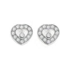 832936-1001 | Buy Chopard Happy Diamonds Icons Ear Pins White Gold