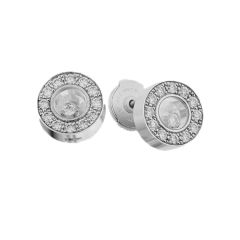 833087-1001 | Buy Chopard Happy Diamonds Icons White Gold Earrings