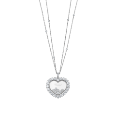 Chopard Happy Diamonds Icons Joaillerie White Gold Diamond Pendant 79A049-1001