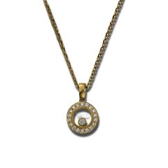 Chopard Happy Diamonds Icons Yellow Gold Diamond Pendant 79A017-0201