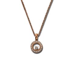 Chopard Happy Diamonds Icons Rose Gold Diamond Pendant 79A017-5201