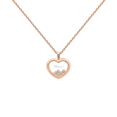 79A038-5003 | Chopard Happy Diamonds Icons Rose Gold Diamond Pendant 