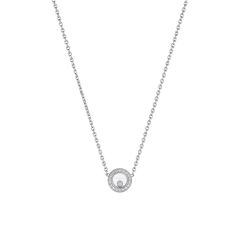 Chopard Happy Diamonds Icons White Gold Diamond Pendant 81A017-1201