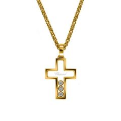 794009-0001 | Buy Chopard Happy Diamonds Yellow Gold Diamond Pendant