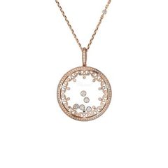 Chopard Happy Diamonds Rose Gold Diamond Pendant 799475-5202