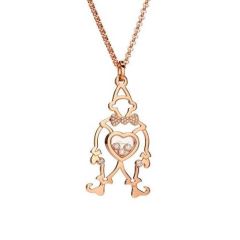 Chopard Happy Diamonds Rose Gold Diamond Pendant 797225-5001