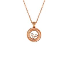 Chopard Happy Emotions Rose Gold Diamond Pendant 799216-5003