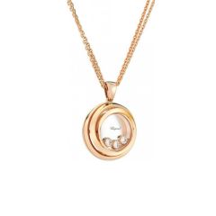 Chopard Happy Emotions Rose Gold Diamond Pendant 799217-5001