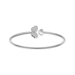 Chopard Happy Hearts White Gold Diamond Bangle Size S 85A083-1901