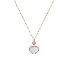 Chopard Happy Hearts Rose Gold Mother-of-Pearl Pendant 797482-5301