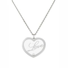 Chopard Happy Hearts White Gold Diamond Pendant 797615-1001