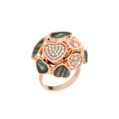 827482-5351 | Buy Chopard Happy Hearts Rose Gold Mother-of-Pearl Ring