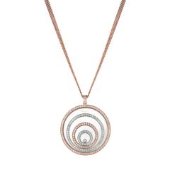 Chopard Happy Spirit Rose and White Gold Diamond Pendant 795430-9001