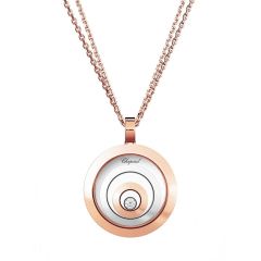 Chopard Happy Spirit Rose and White Gold Pendant 795431-9001