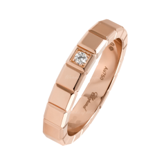 Chopard Ice Cube Medium Rose Gold Diamond Ring 829834-5073